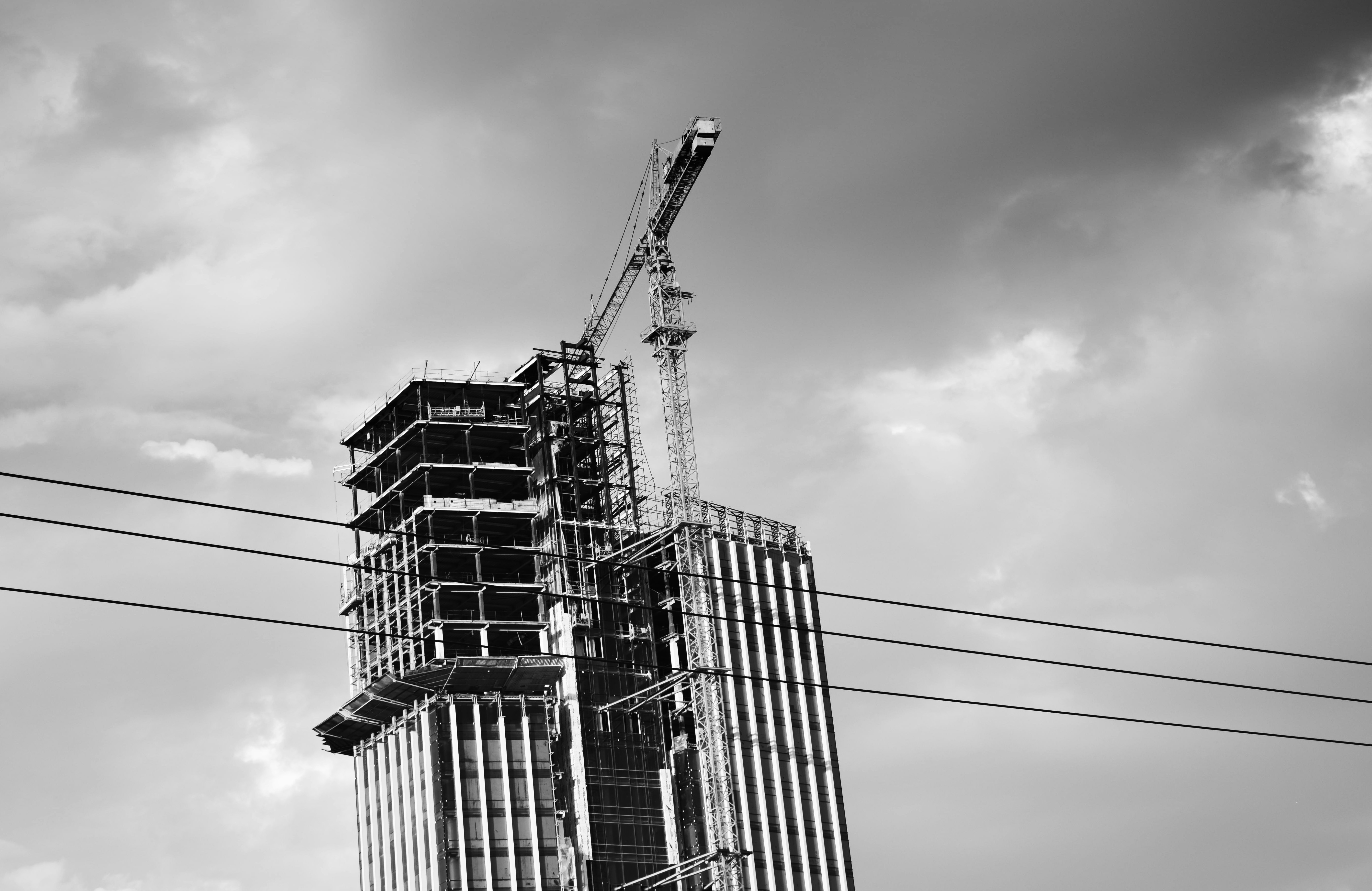 low-angle photography of building